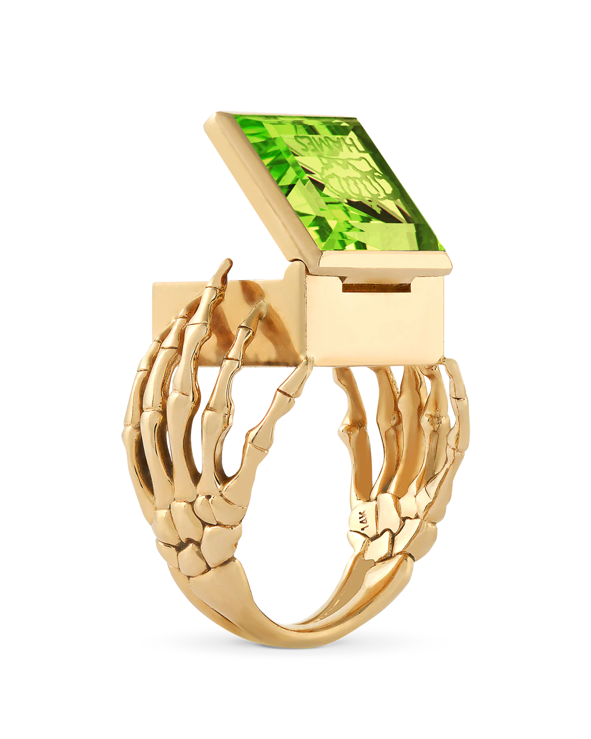O.G. RING GOLD/PERIDOT - Image 2