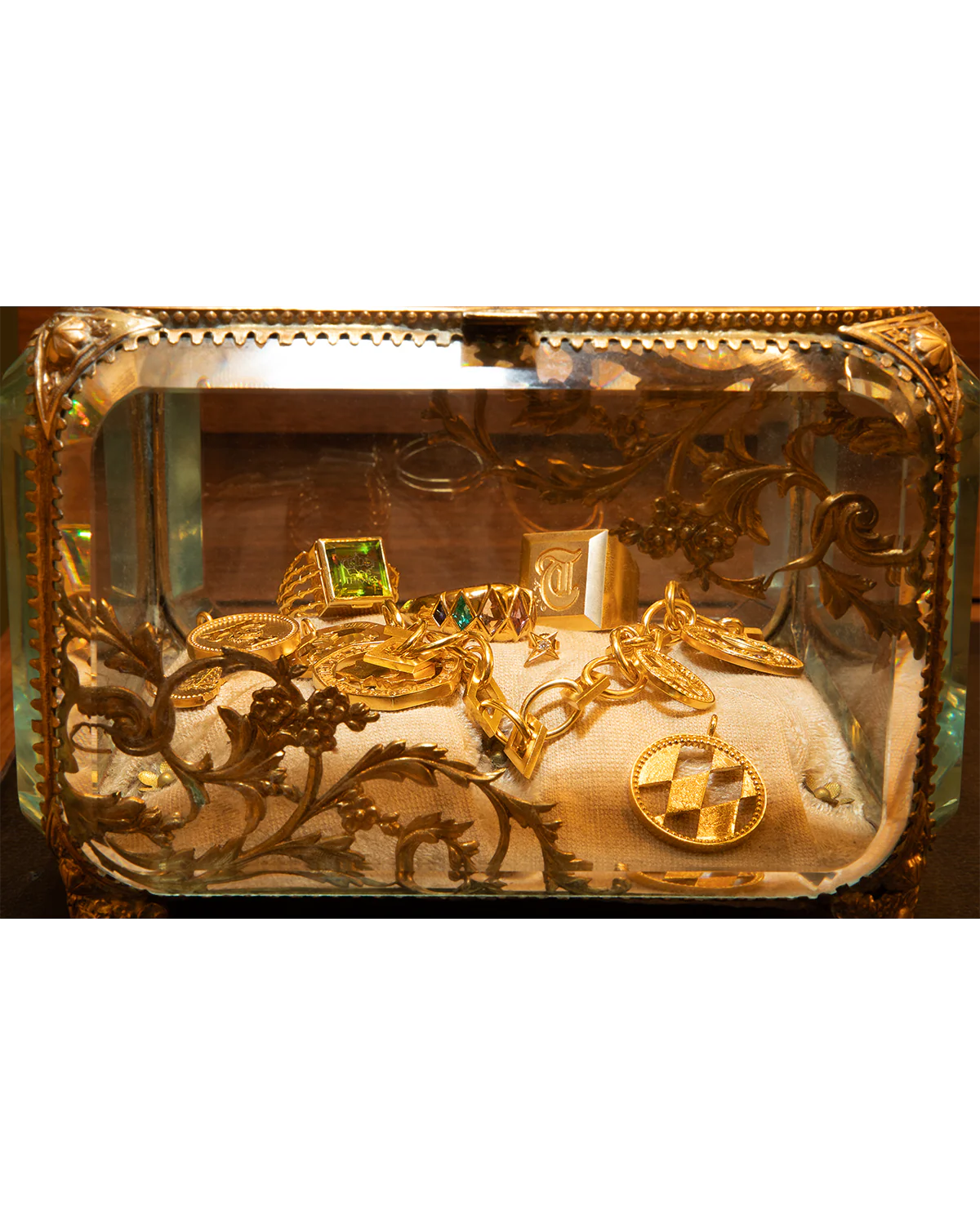 O.G. RING GOLD/PERIDOT - Image 5