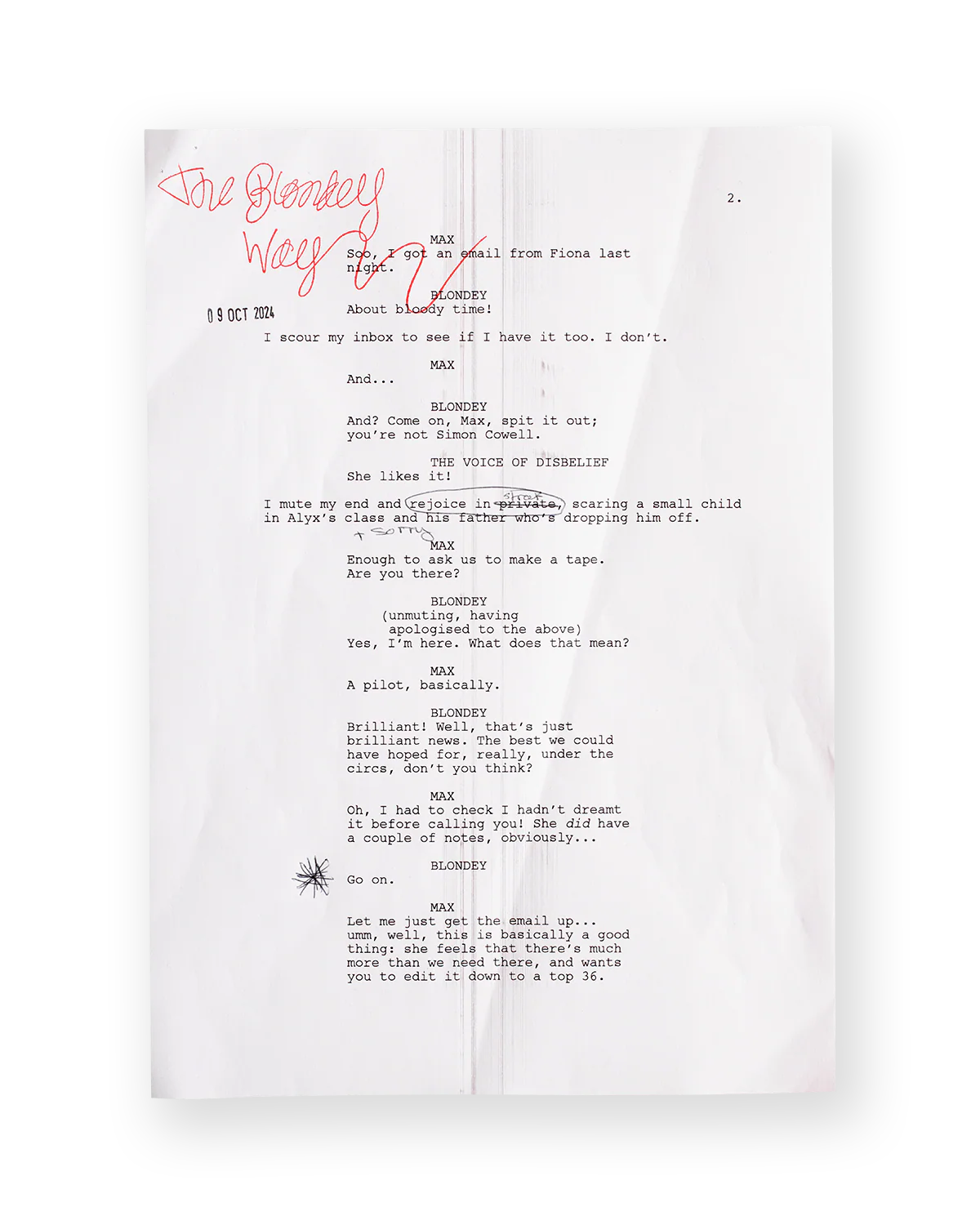 THE BLONDEY WAY — ‘THE COOK, THE OTHER COOK, & THE BROTH.’ (II) — IN-STUDIO SCREENING + Q&A